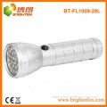 Factory Supply Good quality Cheap Price Aluminum Metal 28 Small led Flashlight with 3aaa battery